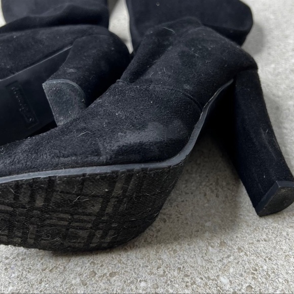 Forever Black High Knee Boots - 5 1/2 - Picture 5 of 9